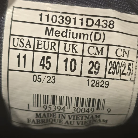 Brooks Adrenaline GTS 23 Mens Size 11 D Running Shoes 1103911D438 Blue Orange - Picture 9 of 11